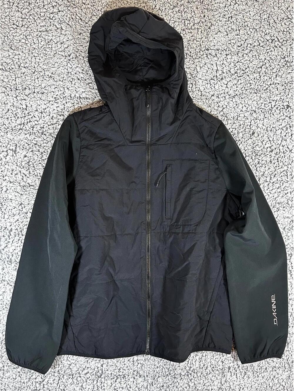 Dakine Unisex Medium Cruiser Insulated Hoodie Jacket Snow Full Zip Black NWT